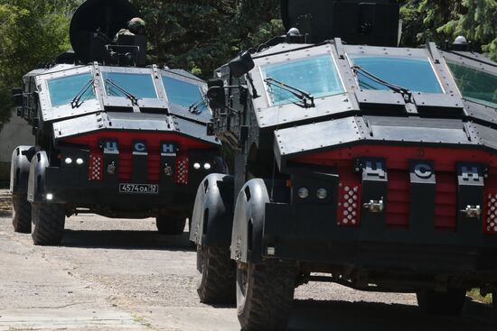 Second stage of FSB drill in Crimea