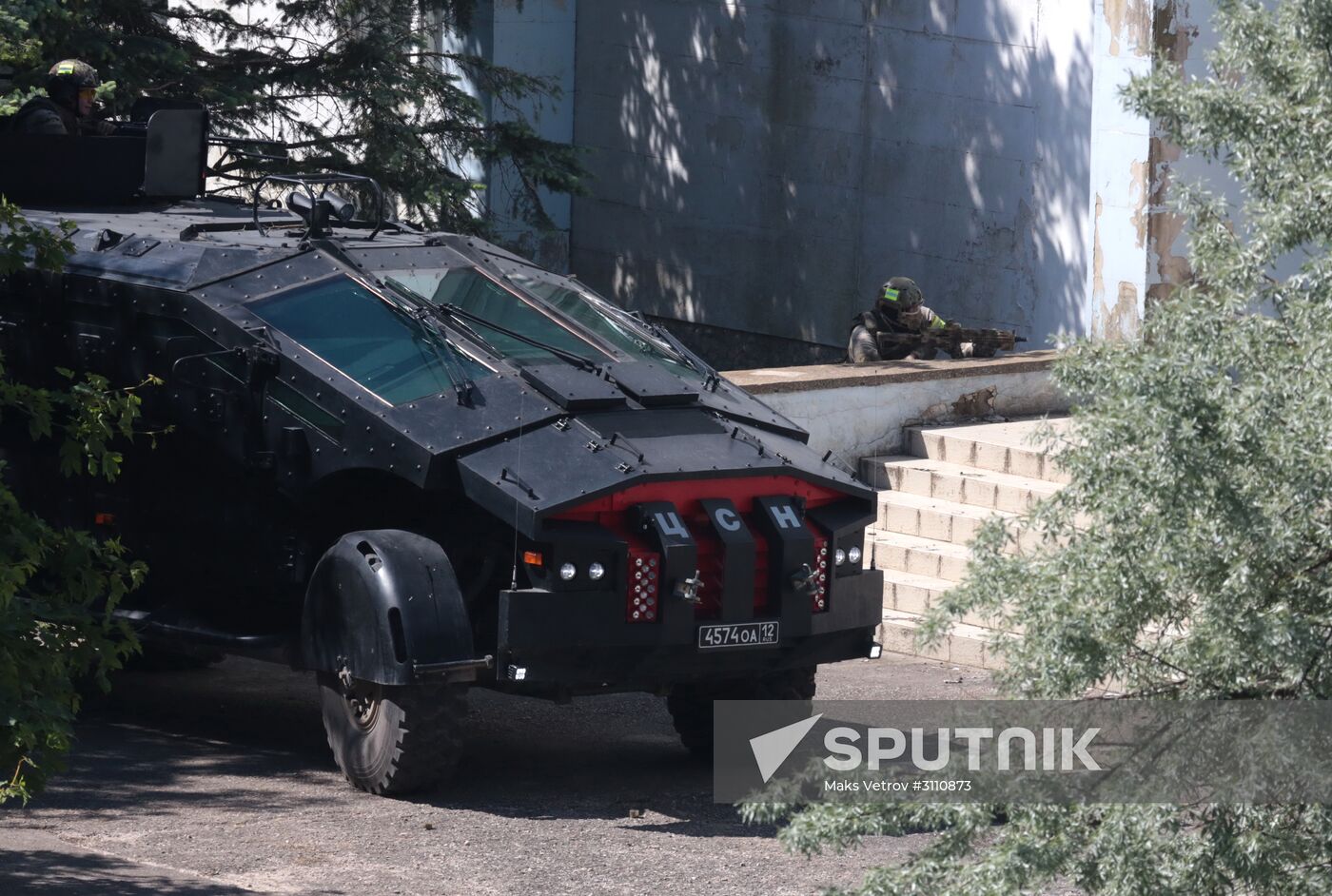 Second stage of FSB drill in Crimea