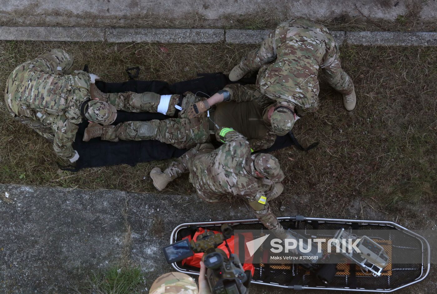 Second stage of FSB drill in Crimea
