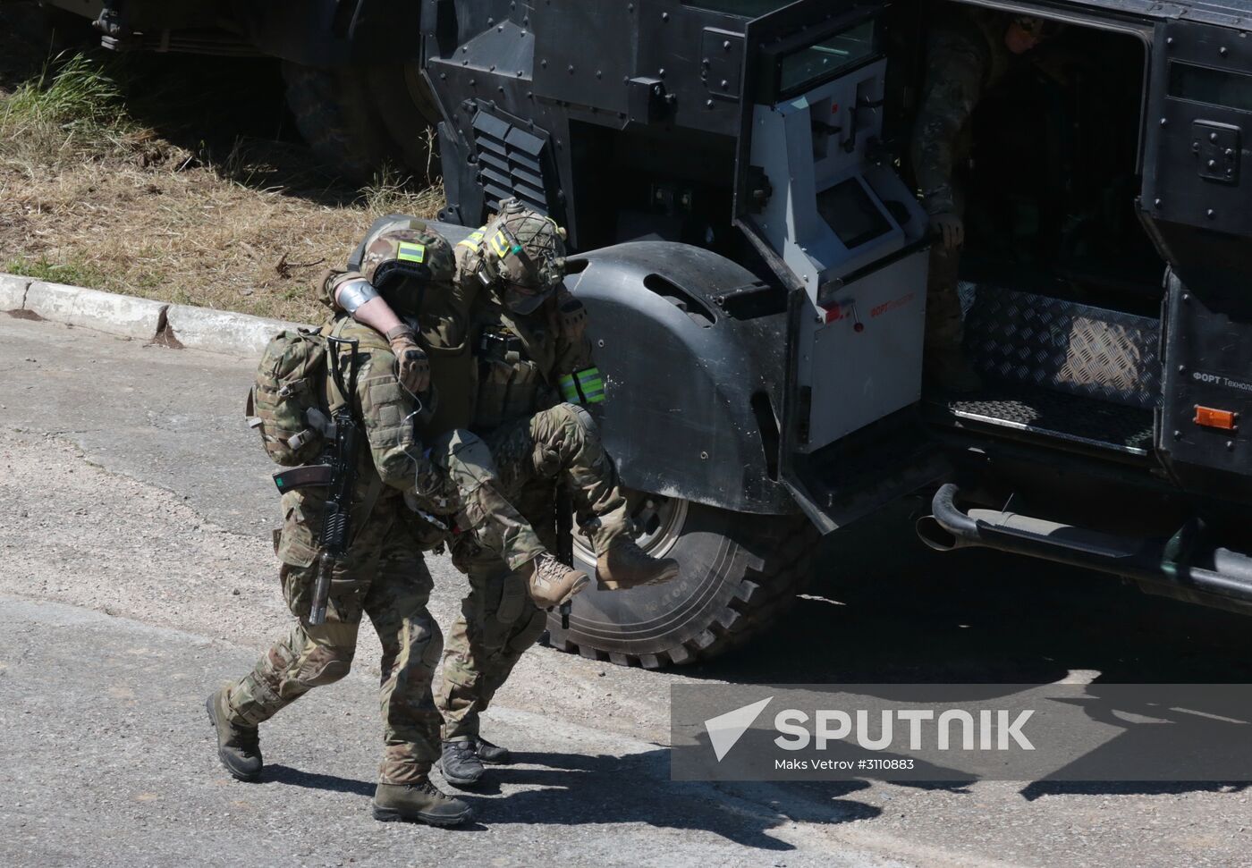 Second stage of FSB drill in Crimea