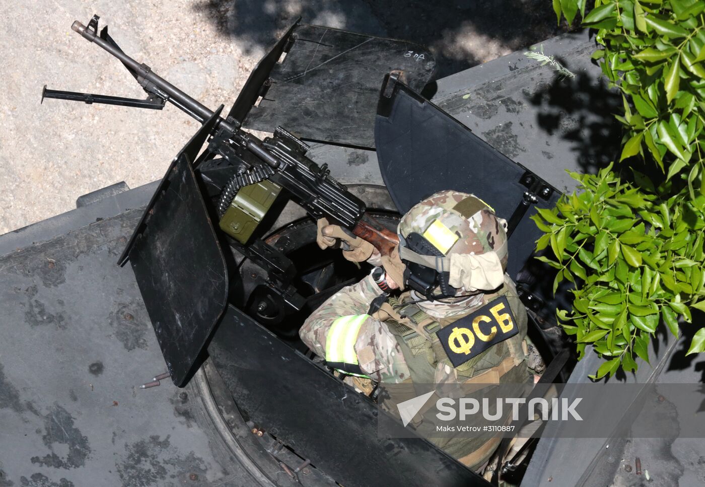 Second stage of FSB drill in Crimea