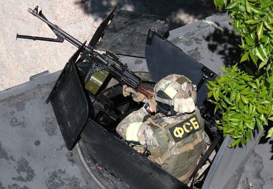 Second stage of FSB drill in Crimea