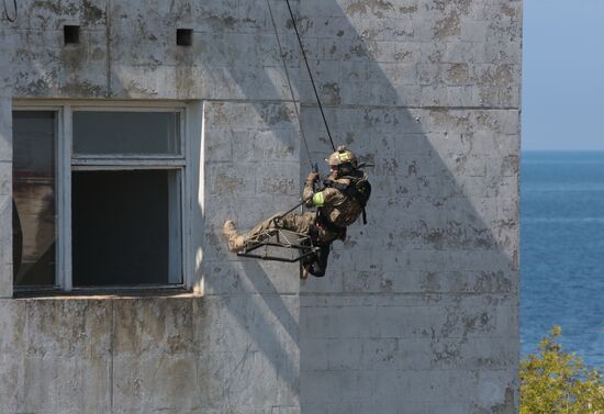 Second stage of FSB drill in Crimea