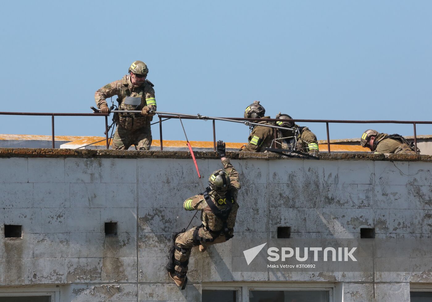 Second stage of FSB drill in Crimea
