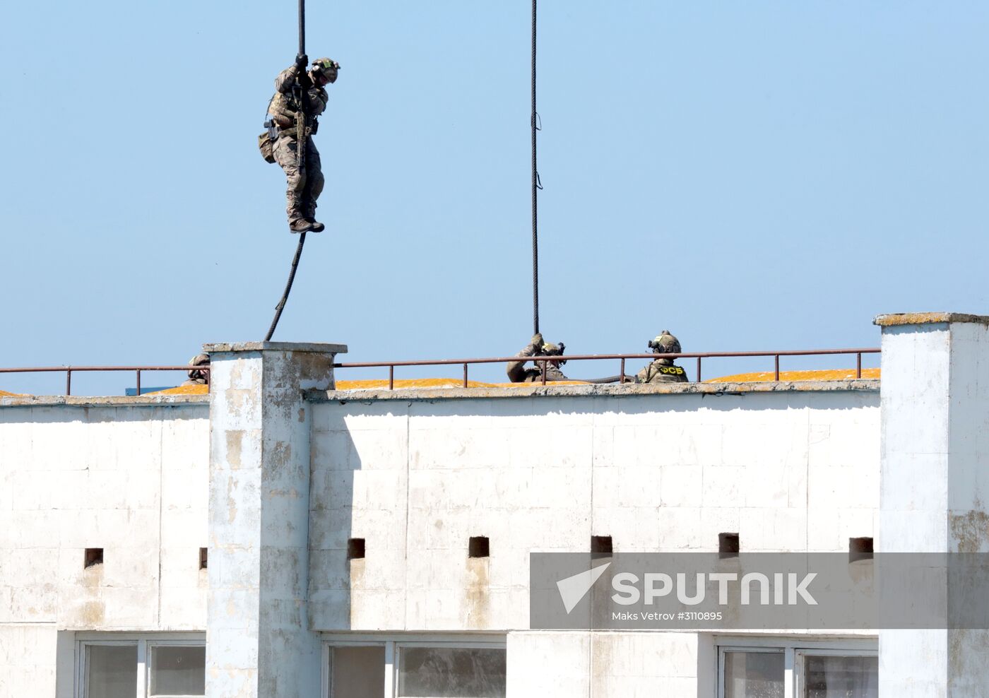 Second stage of FSB drill in Crimea