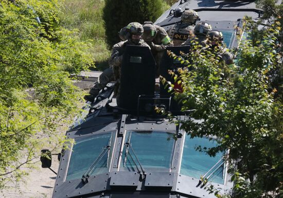 Second stage of FSB drill in Crimea