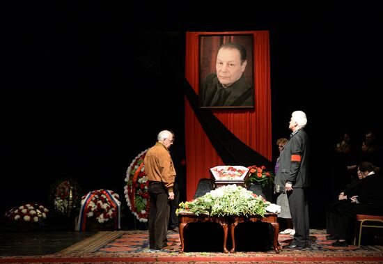 Funeral tribute for film director Alexander Burdonsky
