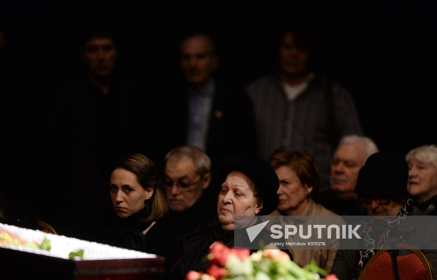Funeral tribute for film director Alexander Burdonsky
