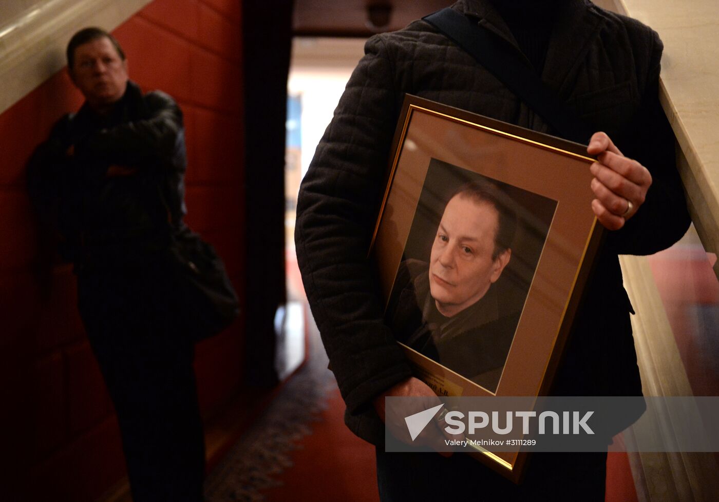 Funeral tribute for film director Alexander Burdonsky