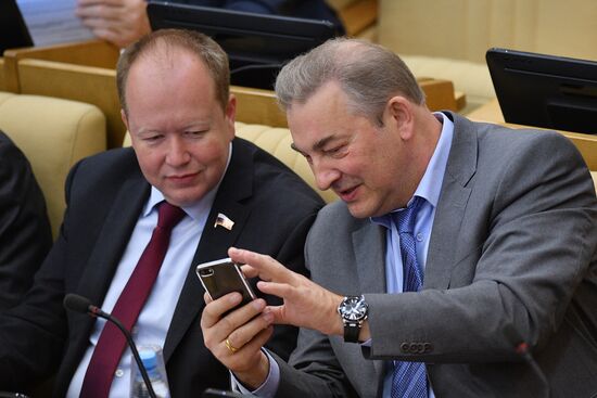 State Duma plenary meeting