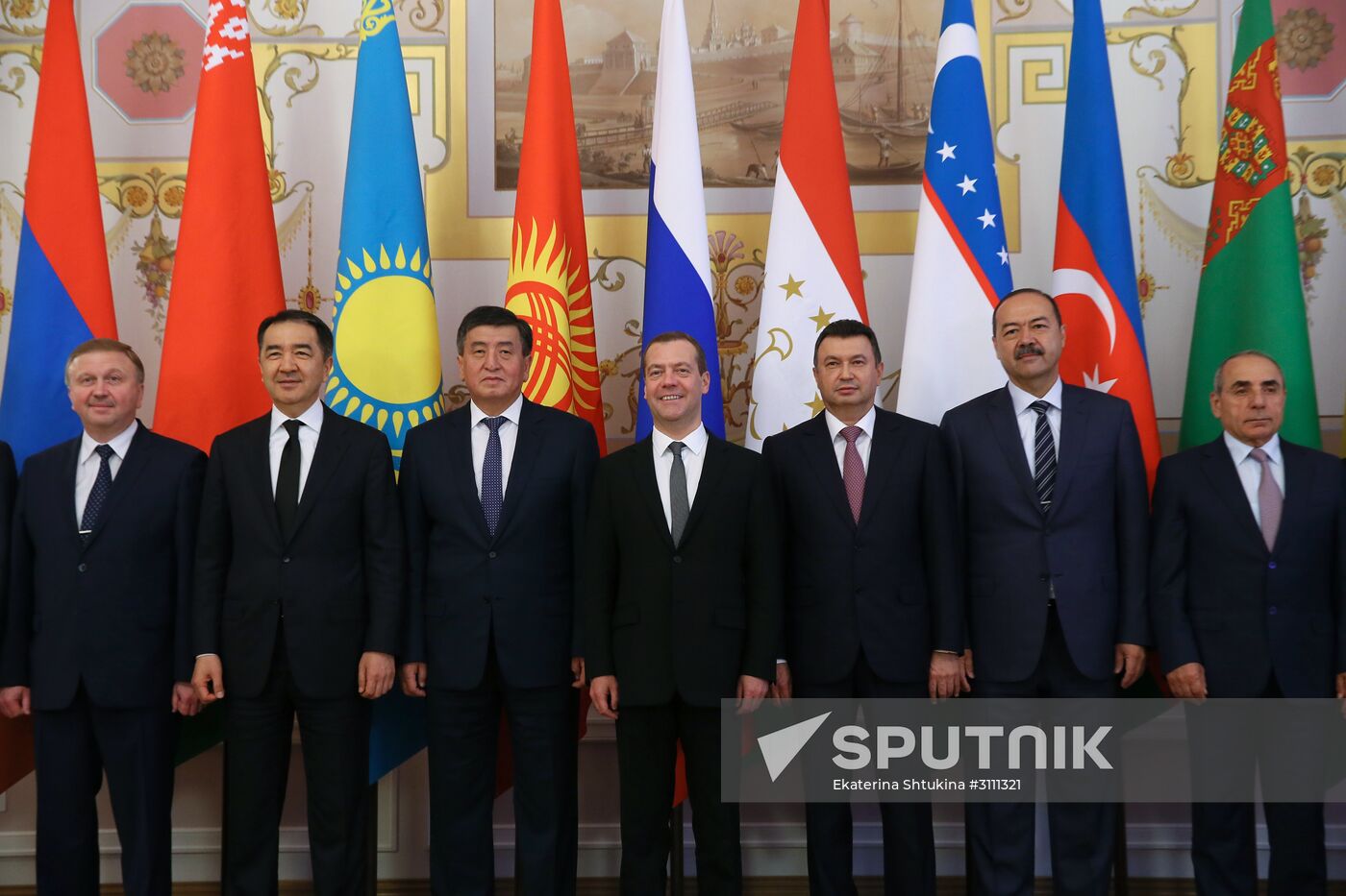 Prime Minister Dmitry Medvedev at a Meeting of the CIS Council of Heads of Government