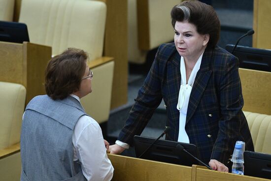 State Duma plenary meeting
