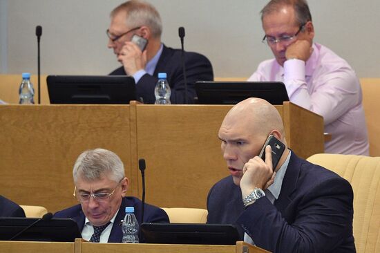 State Duma plenary meeting