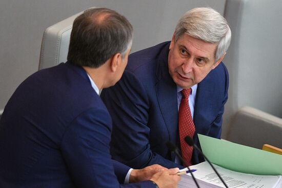 State Duma plenary meeting