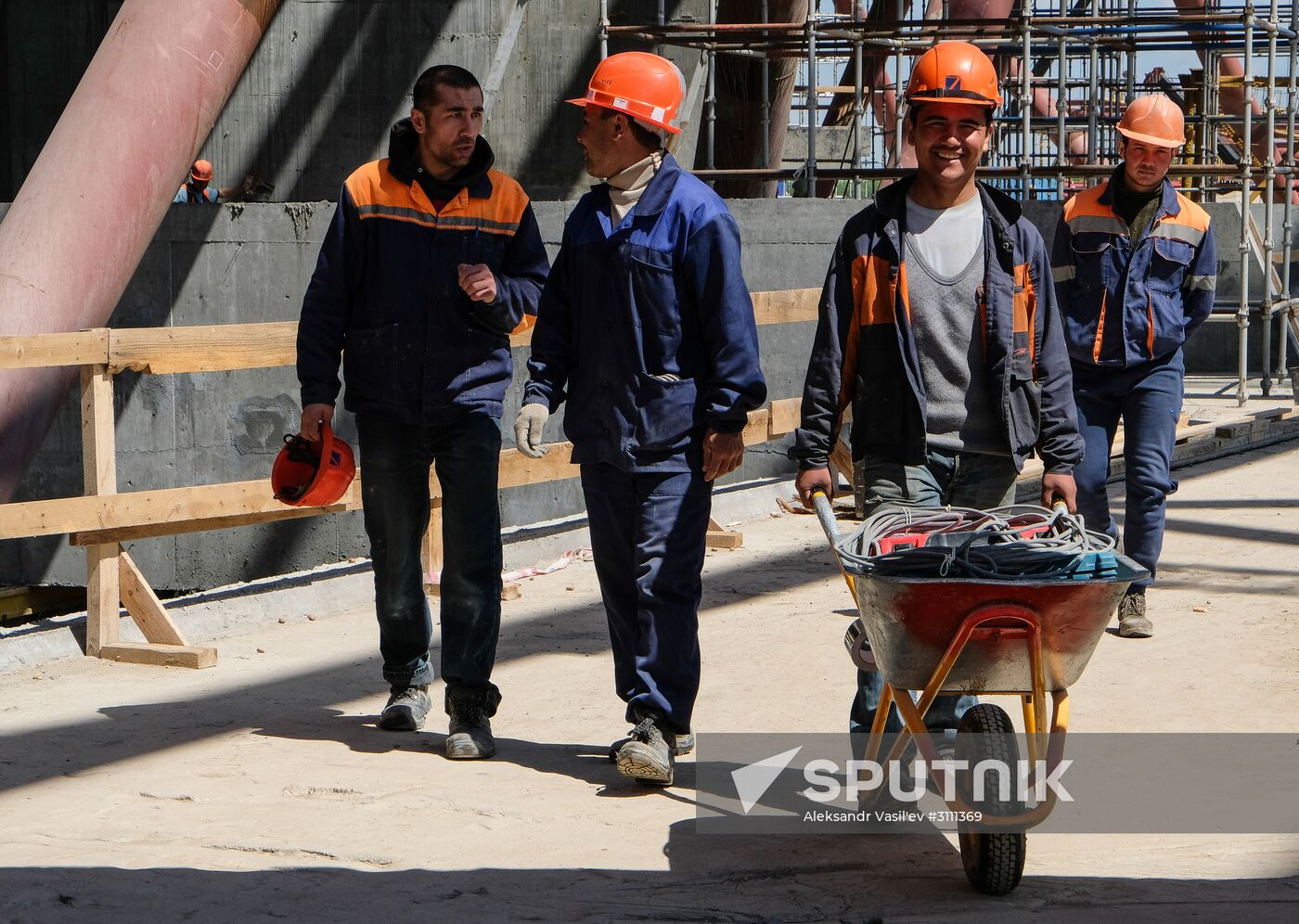 Construction of Samara Arena stadium