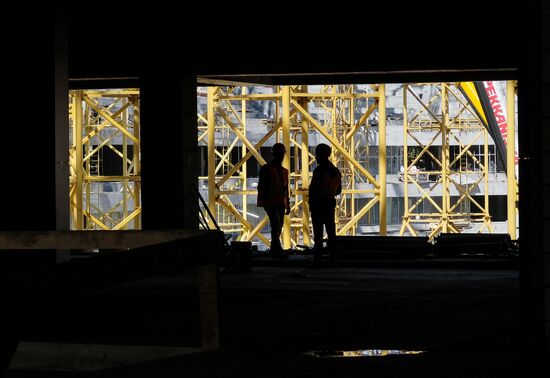 Construction of Samara Arena stadium