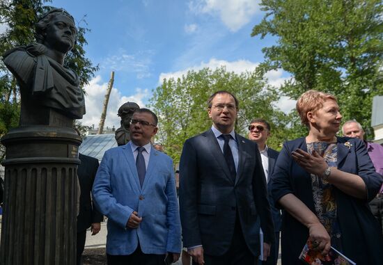 Alley of Rulers unveiled in Moscow