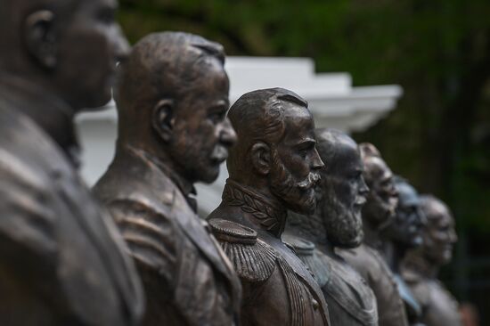 Alley of Rulers unveiled in Moscow