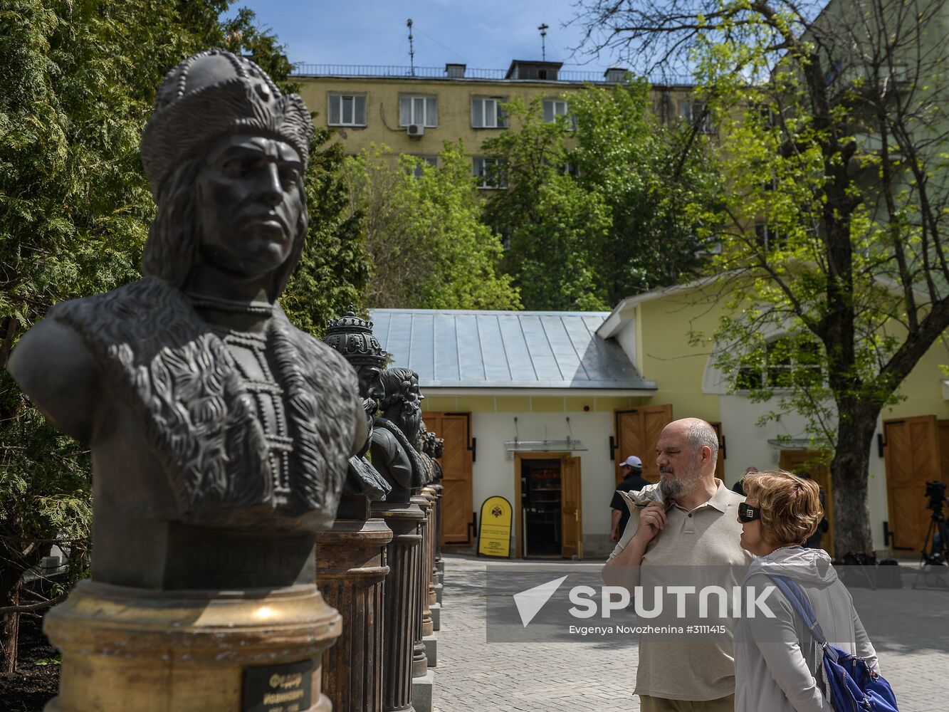 Alley of Rulers unveiled in Moscow