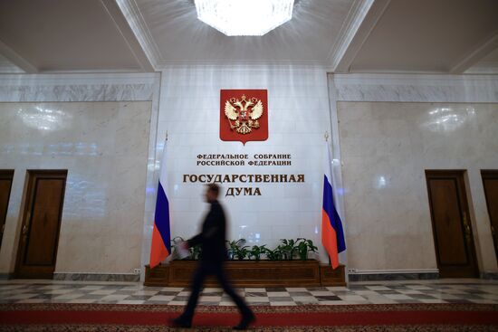 State Duma plenary meeting