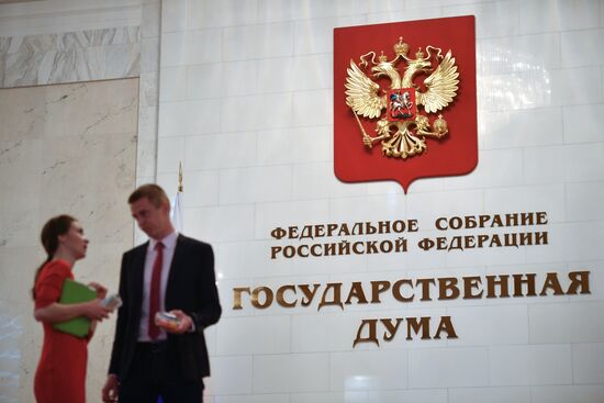 State Duma plenary meeting