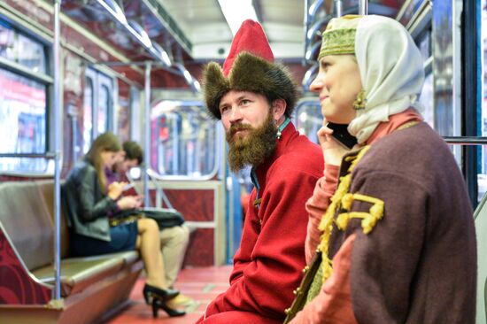 Branded train launched as part of Times and Epochs festival