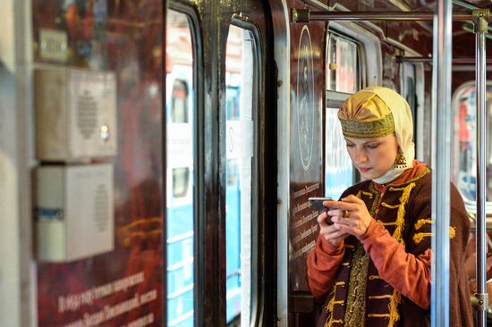 Branded train launched as part of Times and Epochs festival