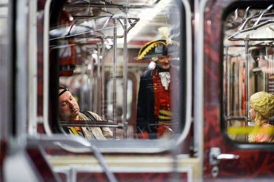 Branded train launched as part of Times and Epochs festival