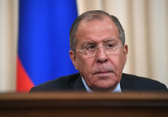 Foreign Minister Sergei Lavrov meets with Chinese counterpart Wang Yi