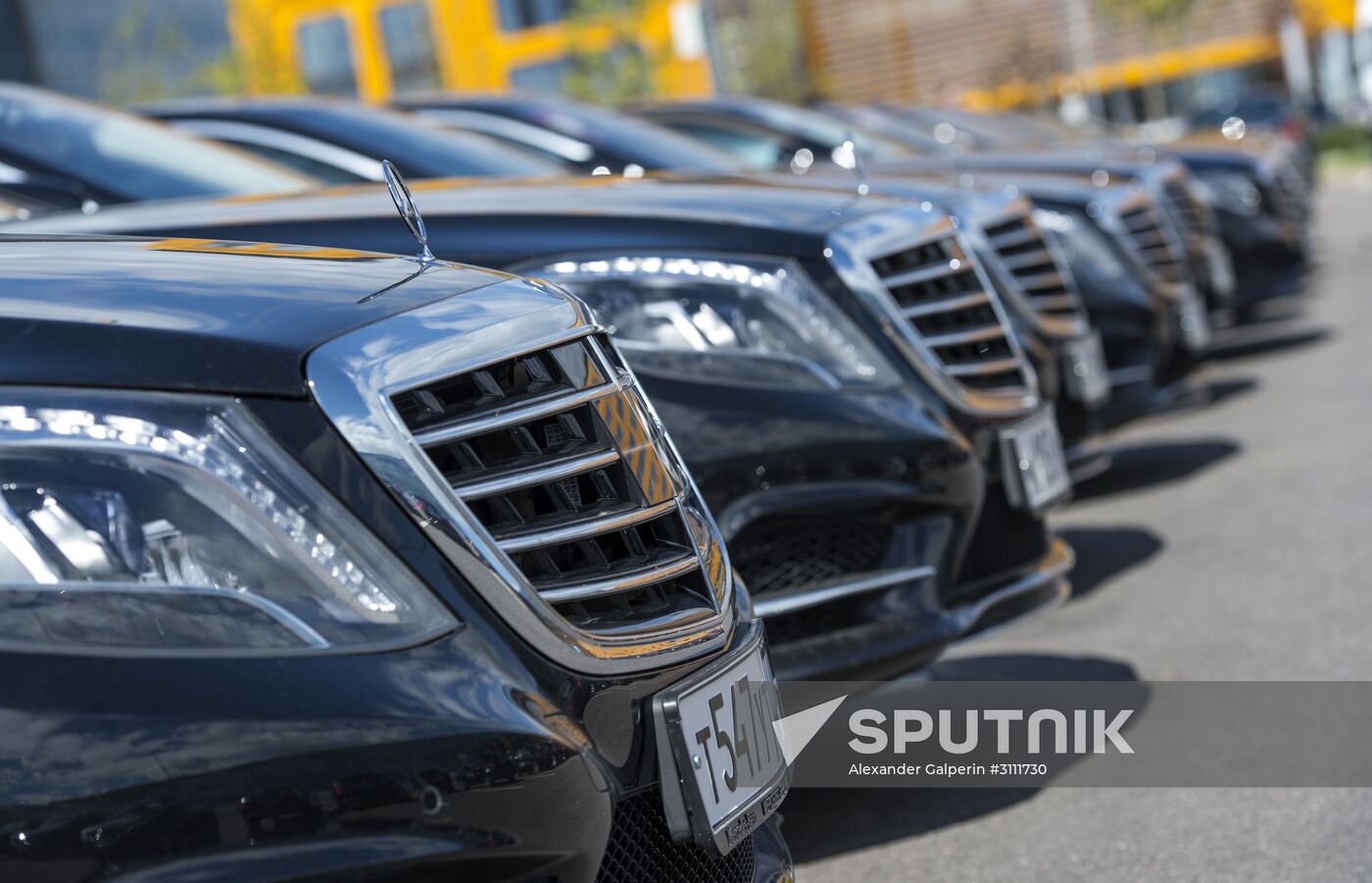 Drivers practice arrival at SPIEF 2017