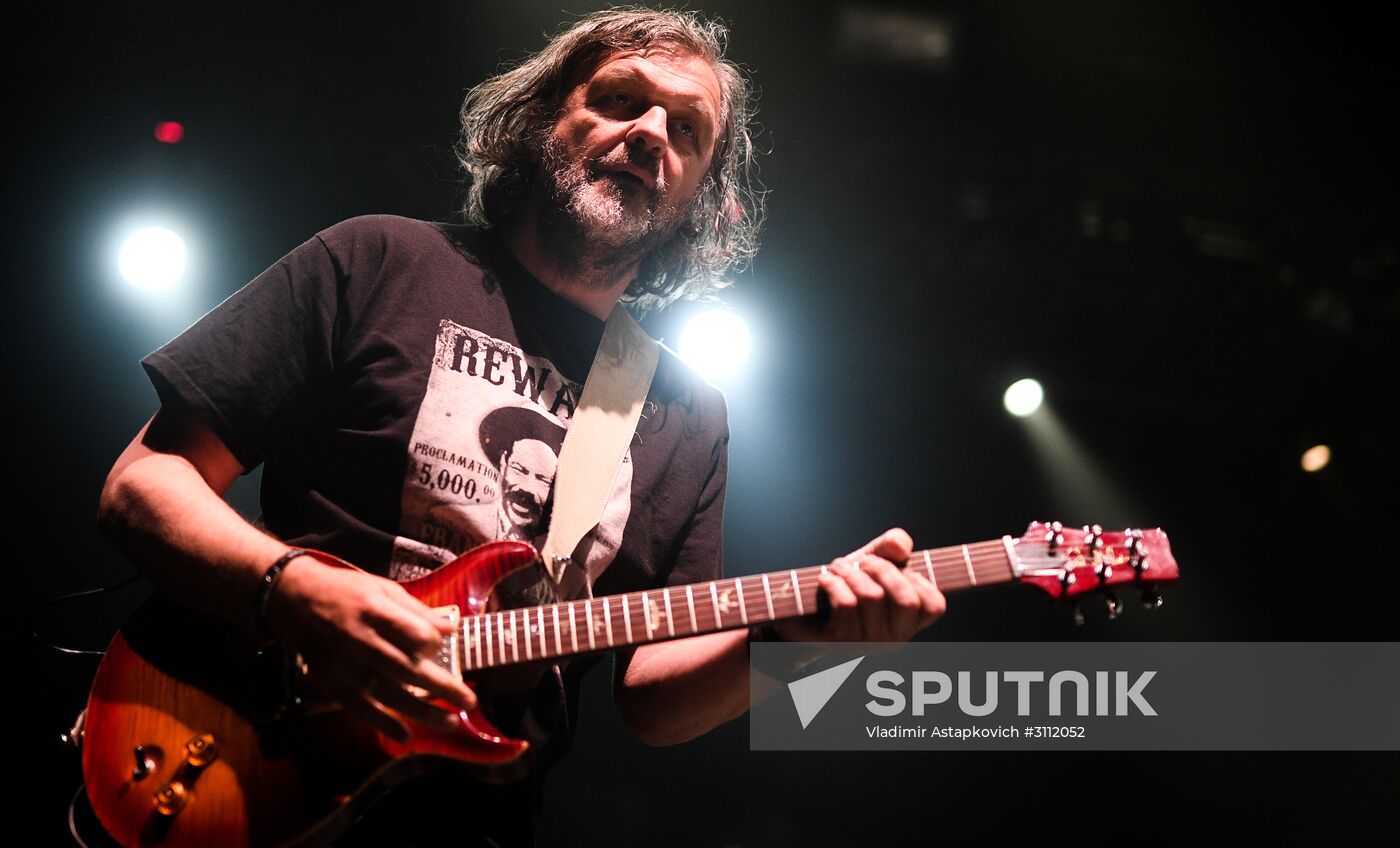 Emir Kusturica & The No Smoking Orchestra perform in Moscow
