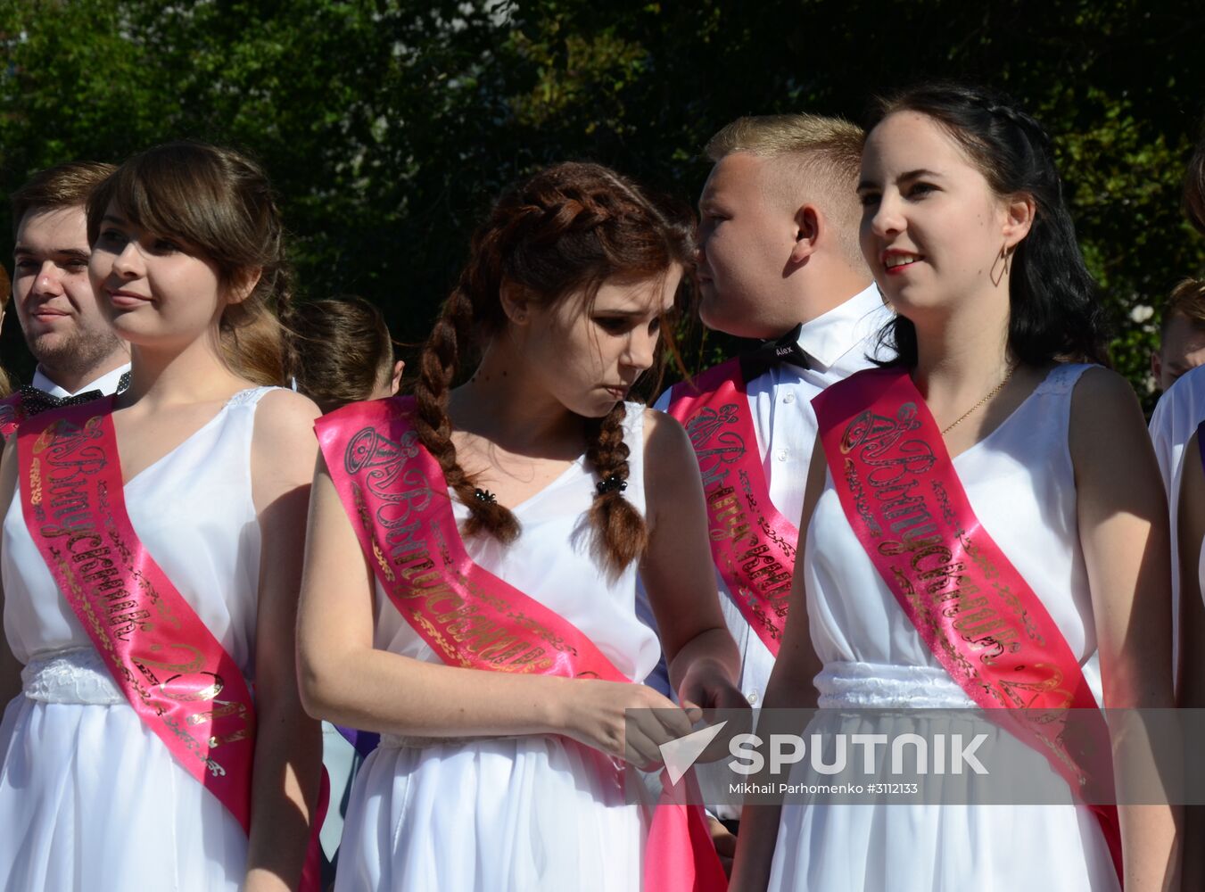 Last Bell celebrations in Donetsk