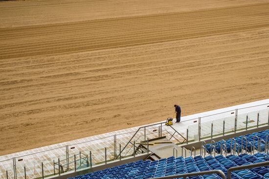 Returfing starts at St.Petersburg Arena
