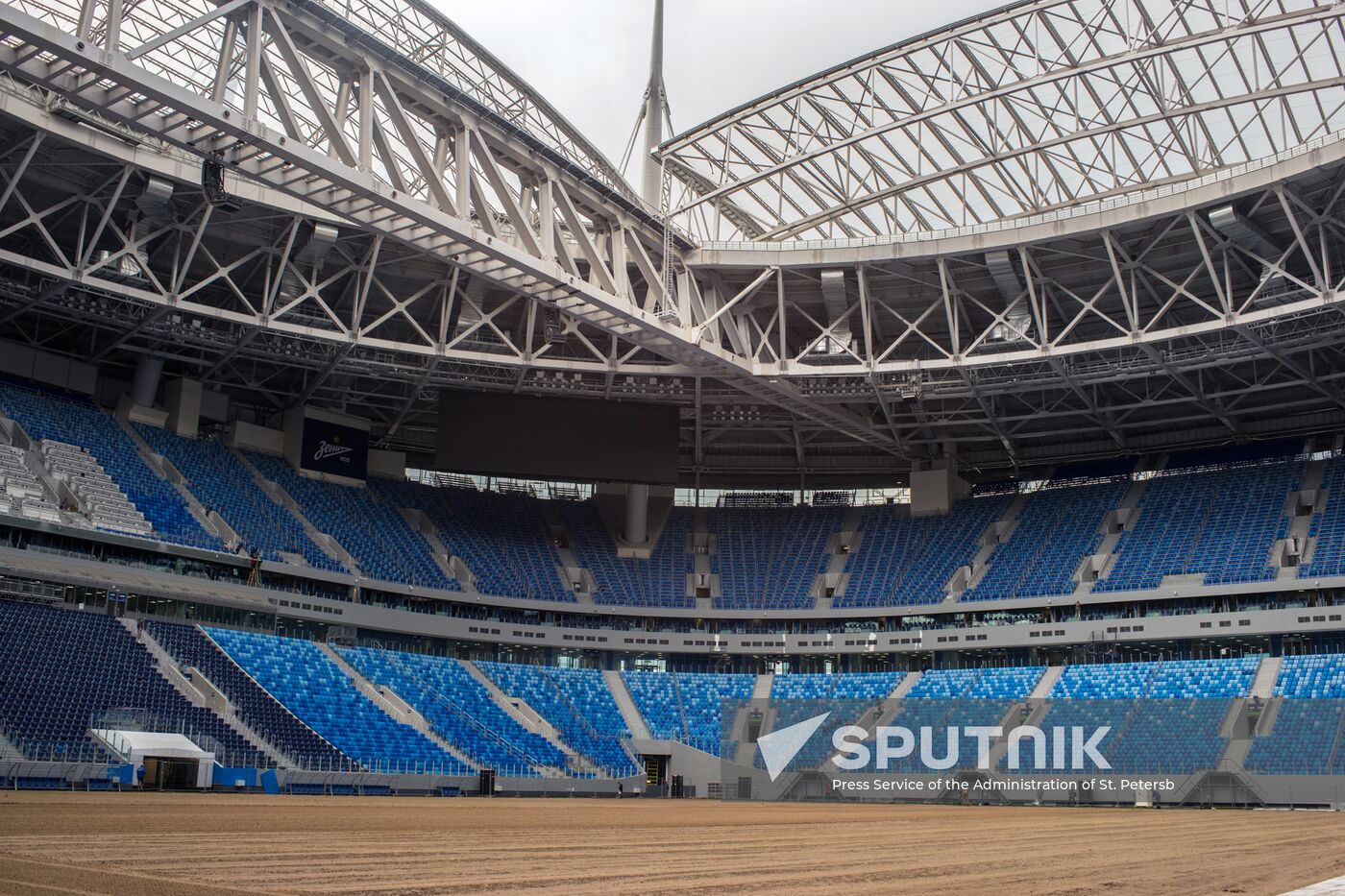 Returfing starts at St.Petersburg Arena