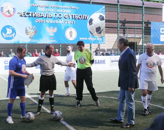 Final stage of People's Football League's 2nd football festival
