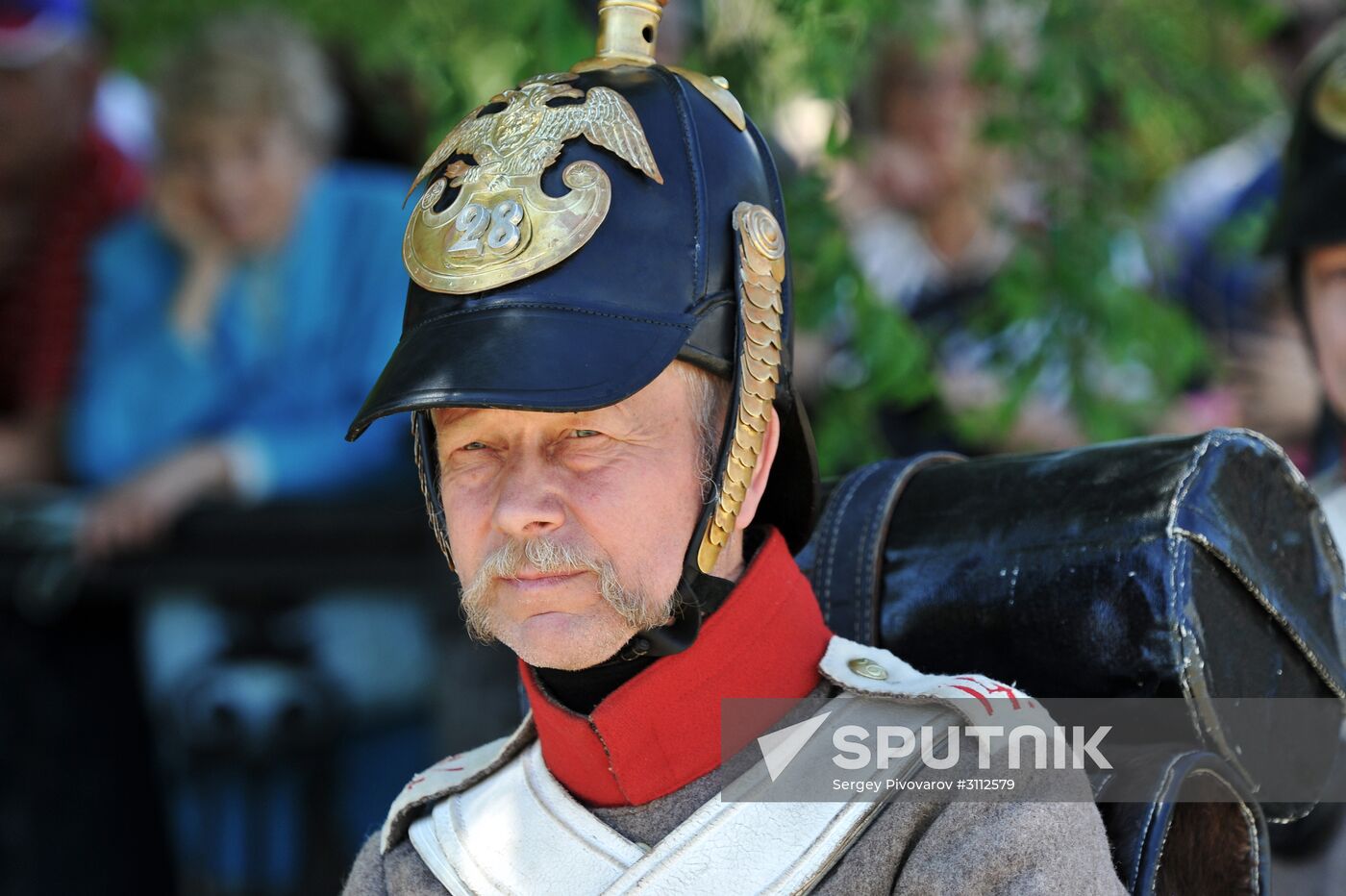 Military reenactment in Rostov Region