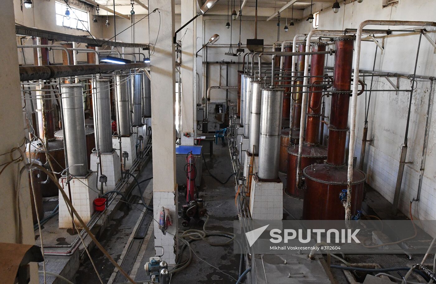 Arrack and wine distillery in Souweida, Syria