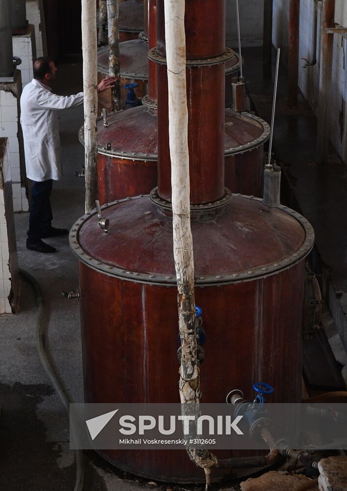 Arrack and wine distillery in Souweida, Syria