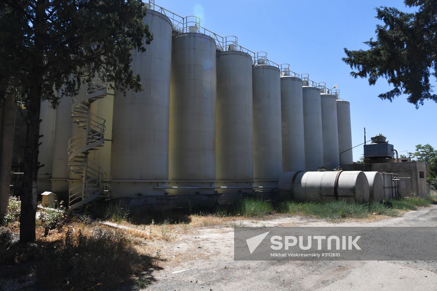 Arrack and wine distillery in Souweida, Syria