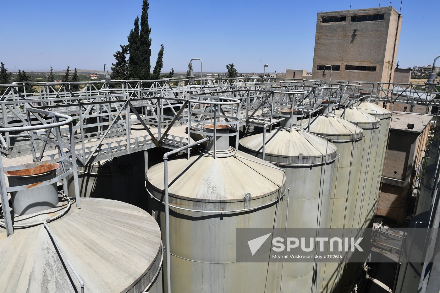 Arrack and wine distillery in Souweida, Syria