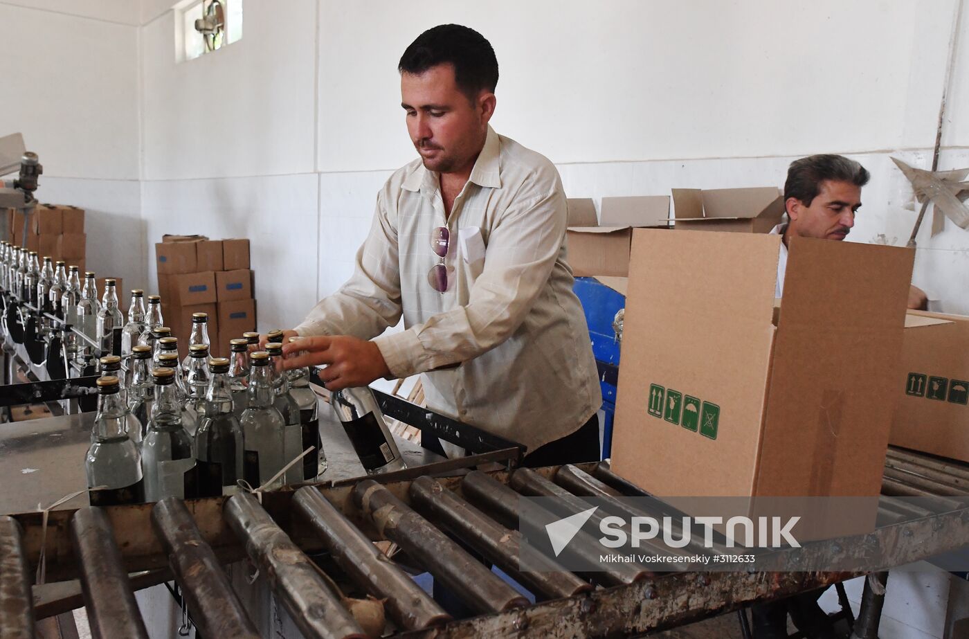 Arrack and wine distillery in Souweida, Syria