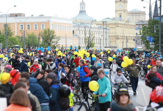 National Bike Parade in Moscow
