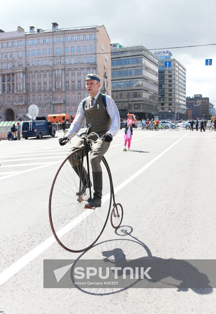 National Bike Parade in Moscow