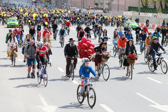 National Bike Parade in Moscow