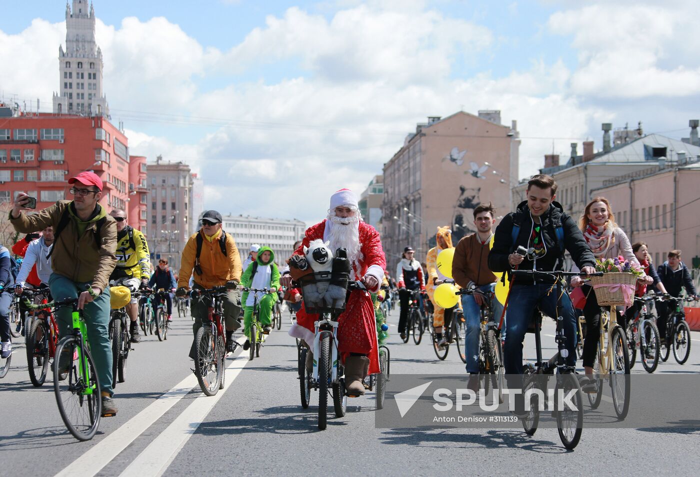 National Bike Parade in Moscow