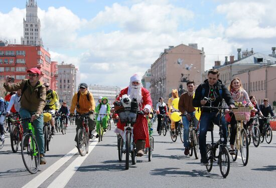 National Bike Parade in Moscow