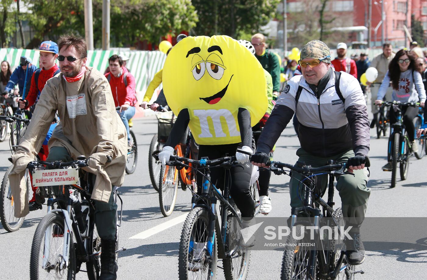 National Bike Parade in Moscow
