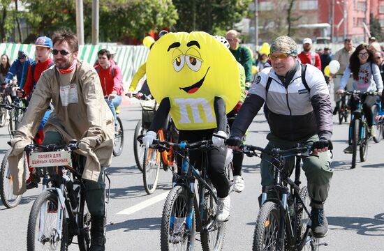 National Bike Parade in Moscow