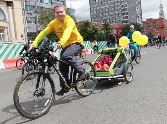 National Bike Parade in Moscow