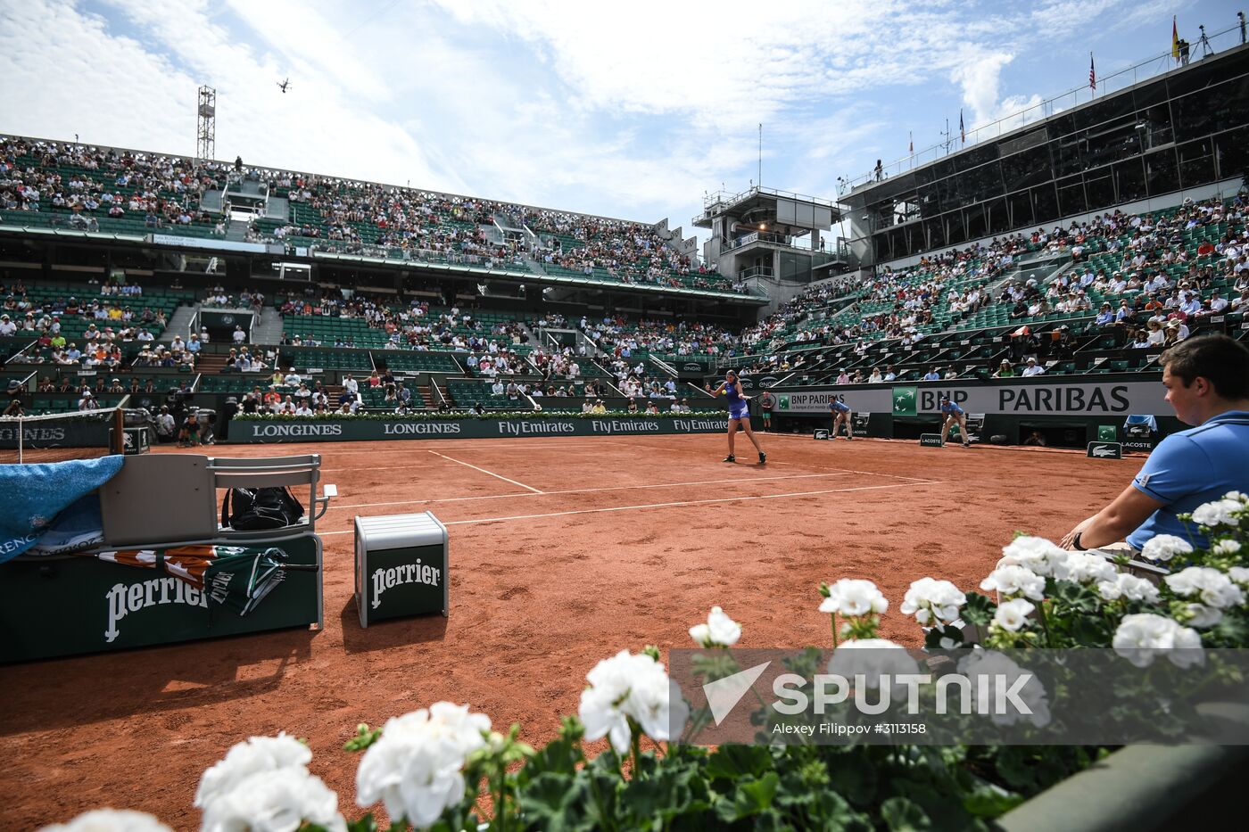 Tennis. Roland Garros. Day first